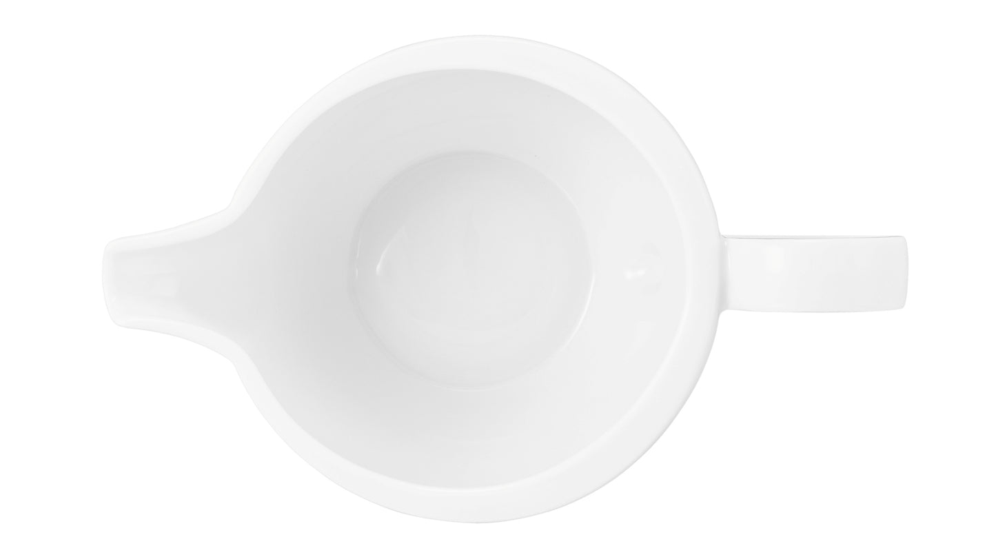 Weiße Kaffeekanne für Gastronomie
