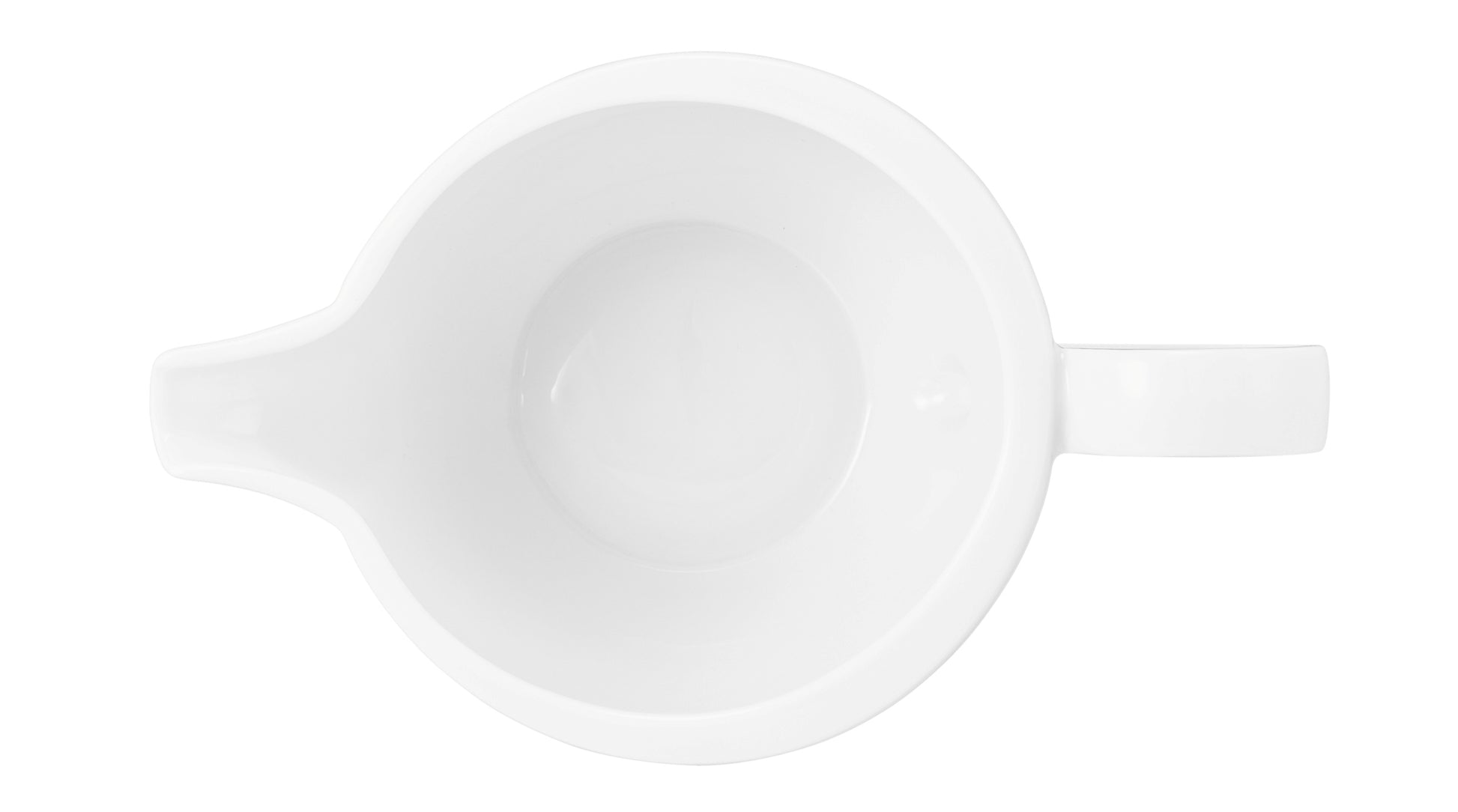 Weiße Kaffeekanne für Gastronomie