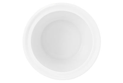 Weiße Schüssel für Gastronomiezwecke