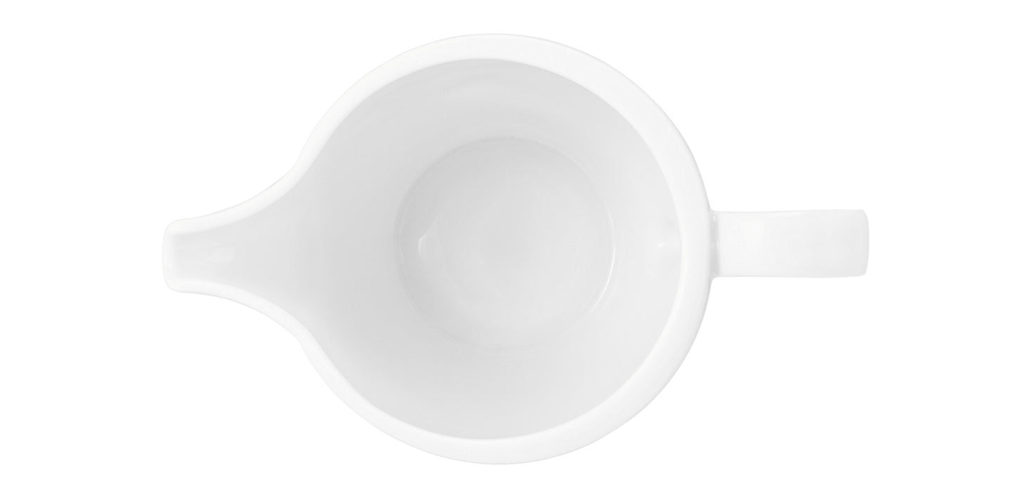 Weiße Kaffeekanne für Gastronomie