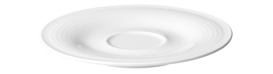 Leere weiße Essteller für Gastronomie