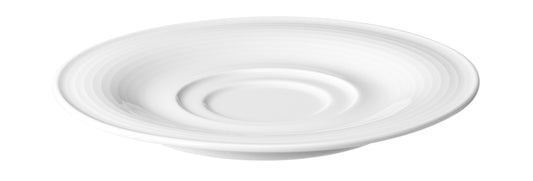Leere weiße Essteller für Gastronomie