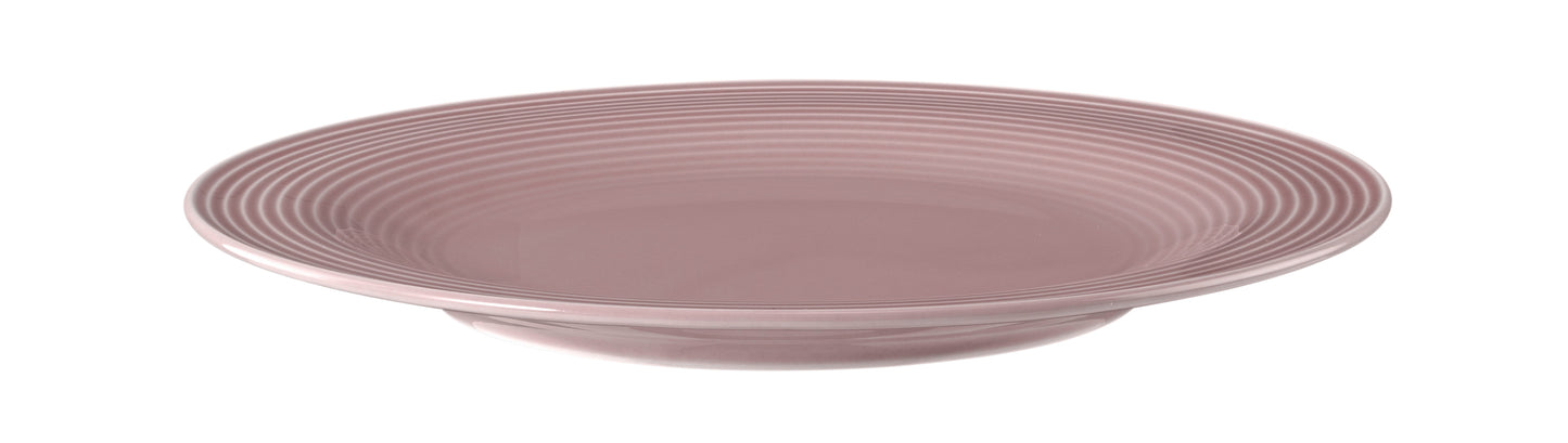 Leere rosa Teller für Gastronomie