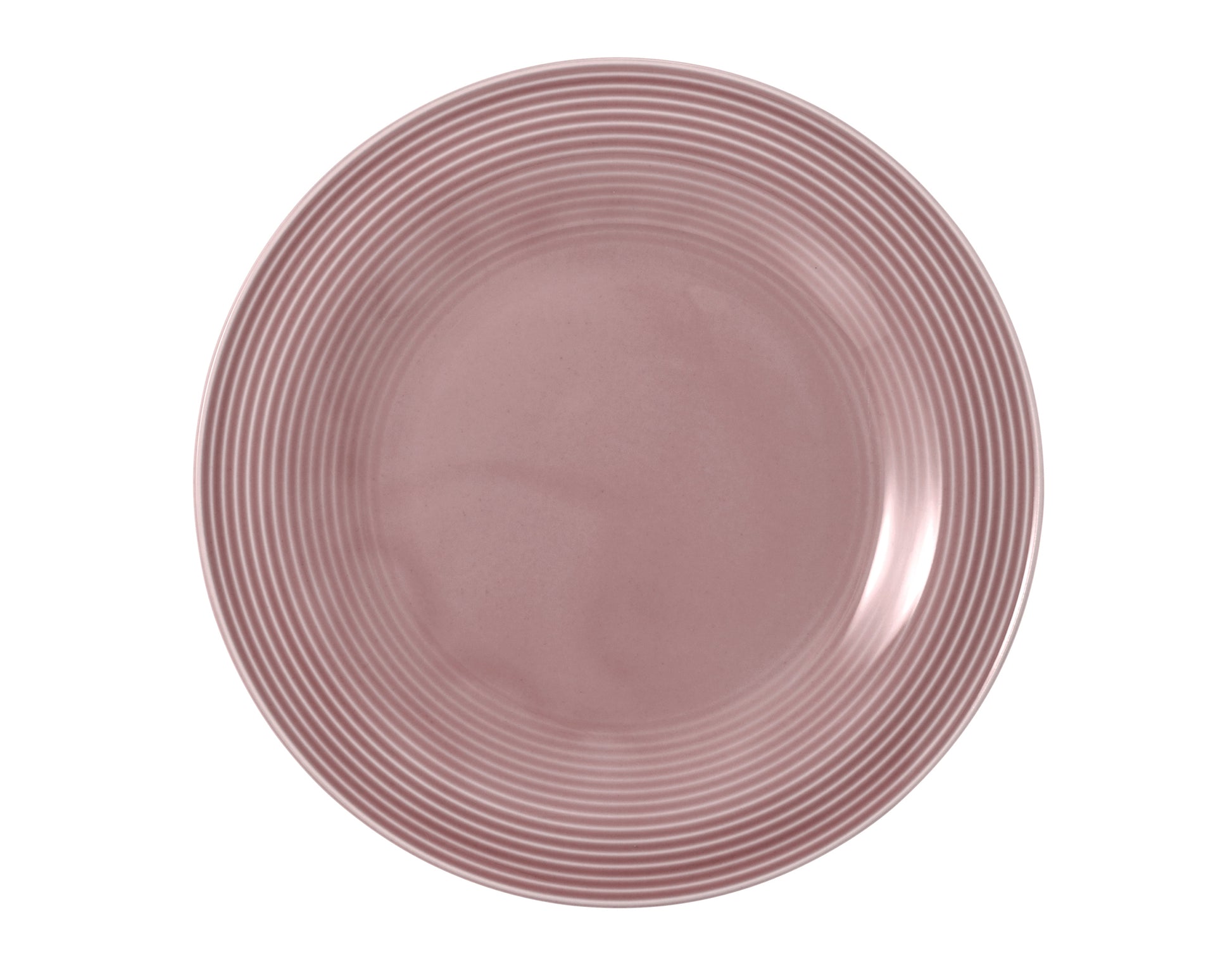 Leere rosa Teller für Gastronomie