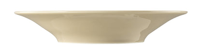 Beige tiefe Schüssel mit Rillen