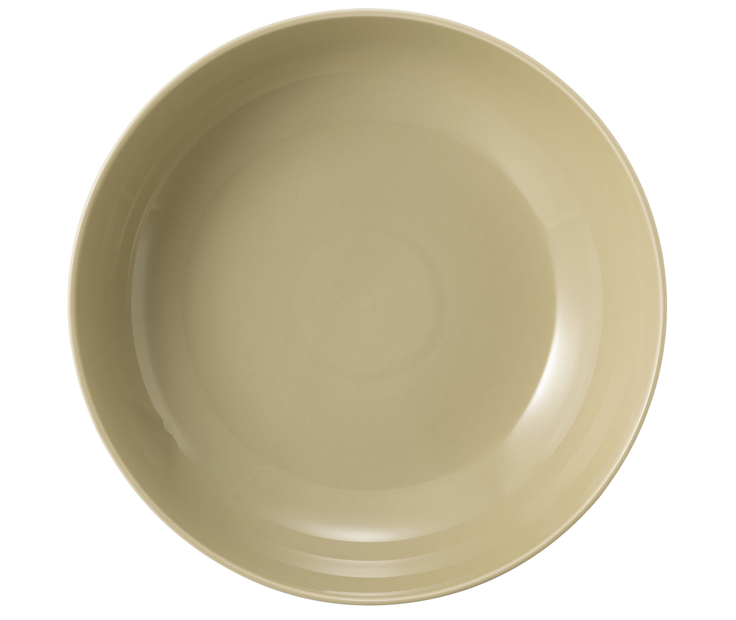 Beige Schüssel mit Rillen