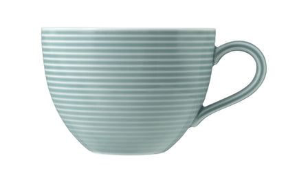 Blaue, strukturierte Kaffeetasse