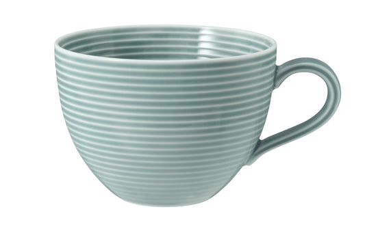 Blaue, strukturierte Kaffeetasse