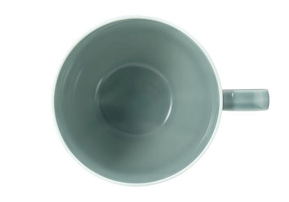 Blaue, strukturierte Kaffeetasse