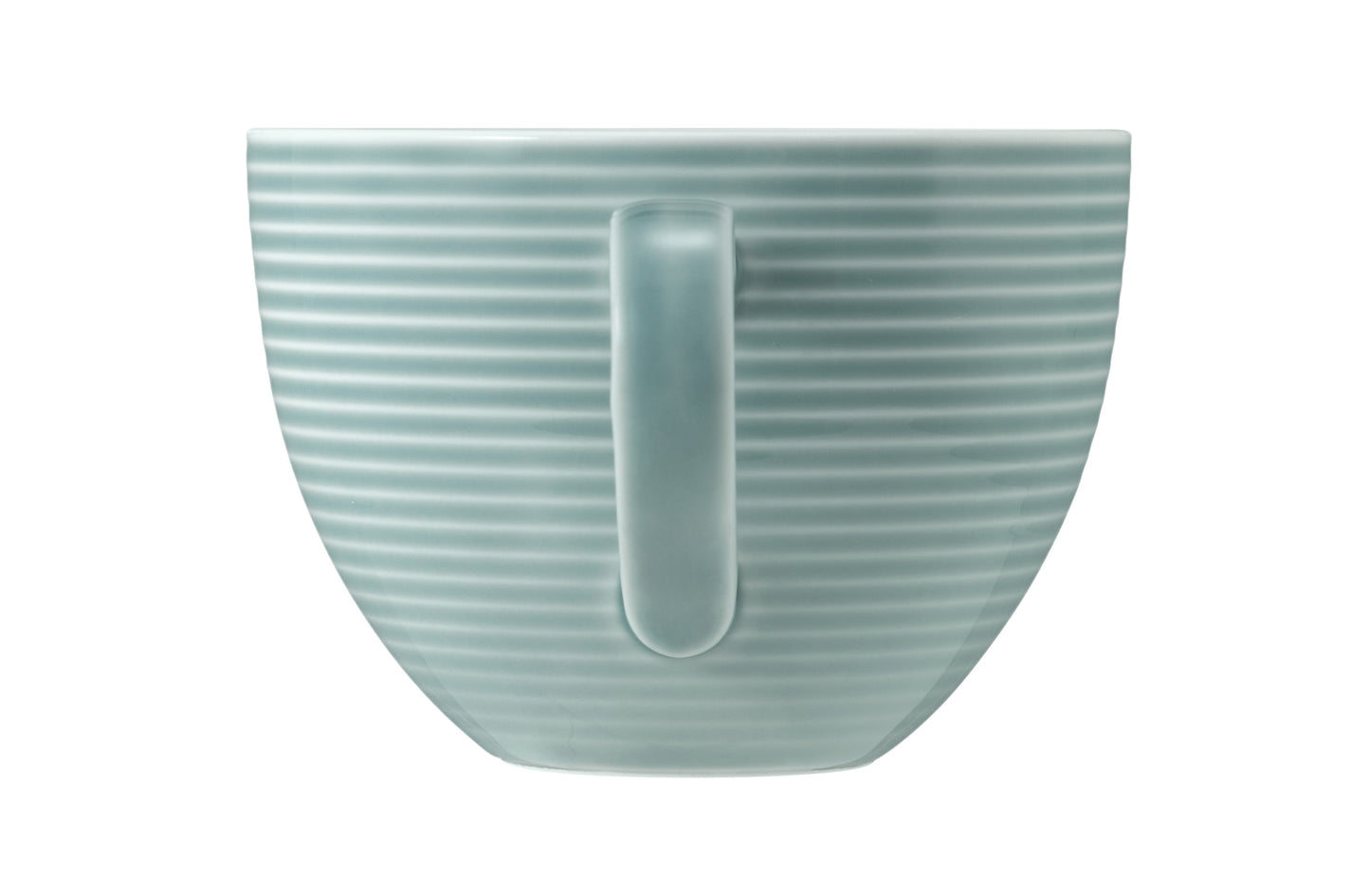 Blaue, strukturierte Kaffeetasse
