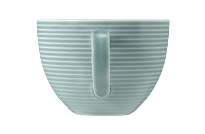 Blaue, strukturierte Kaffeetasse