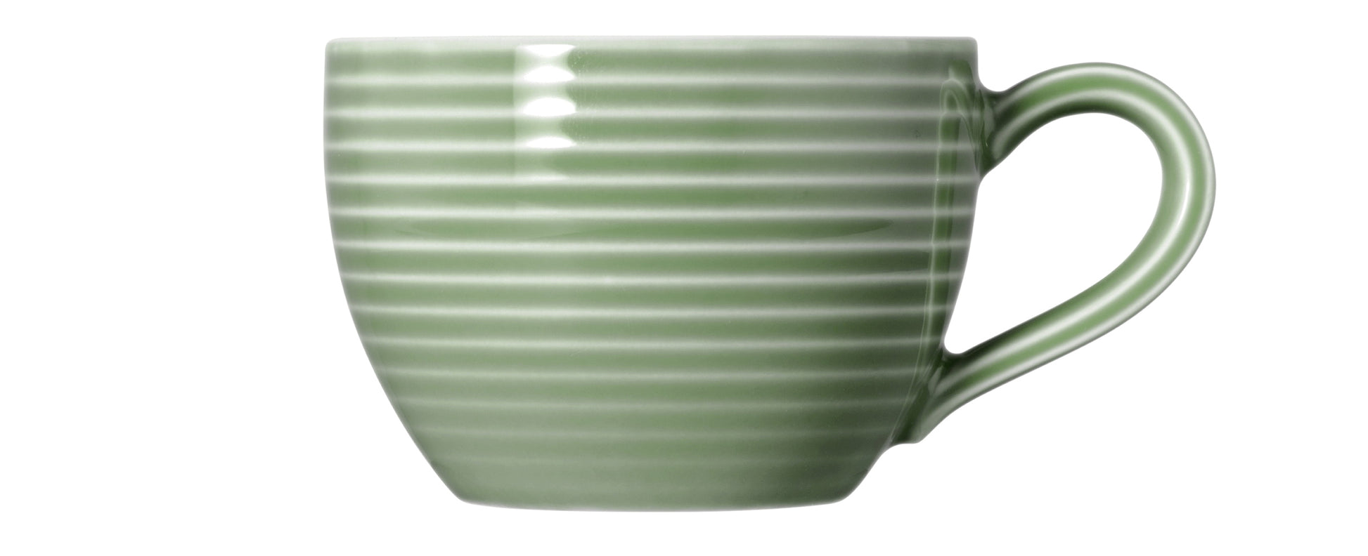 Grüne Kaffee- oder Teetasse