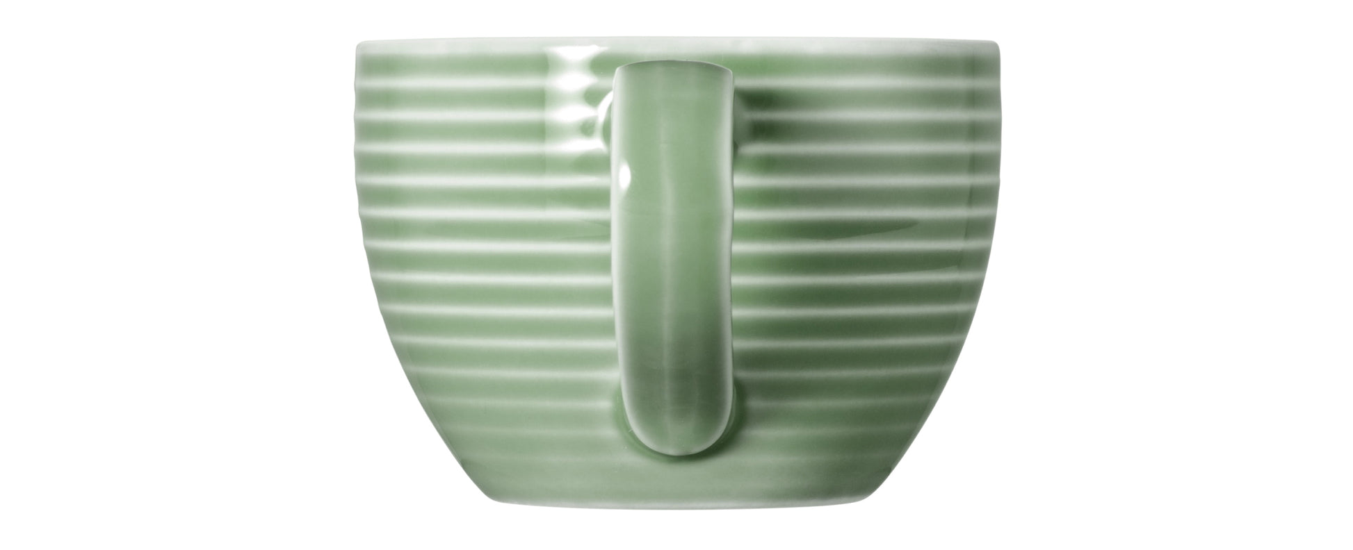 Grüne Kaffee- oder Teetasse