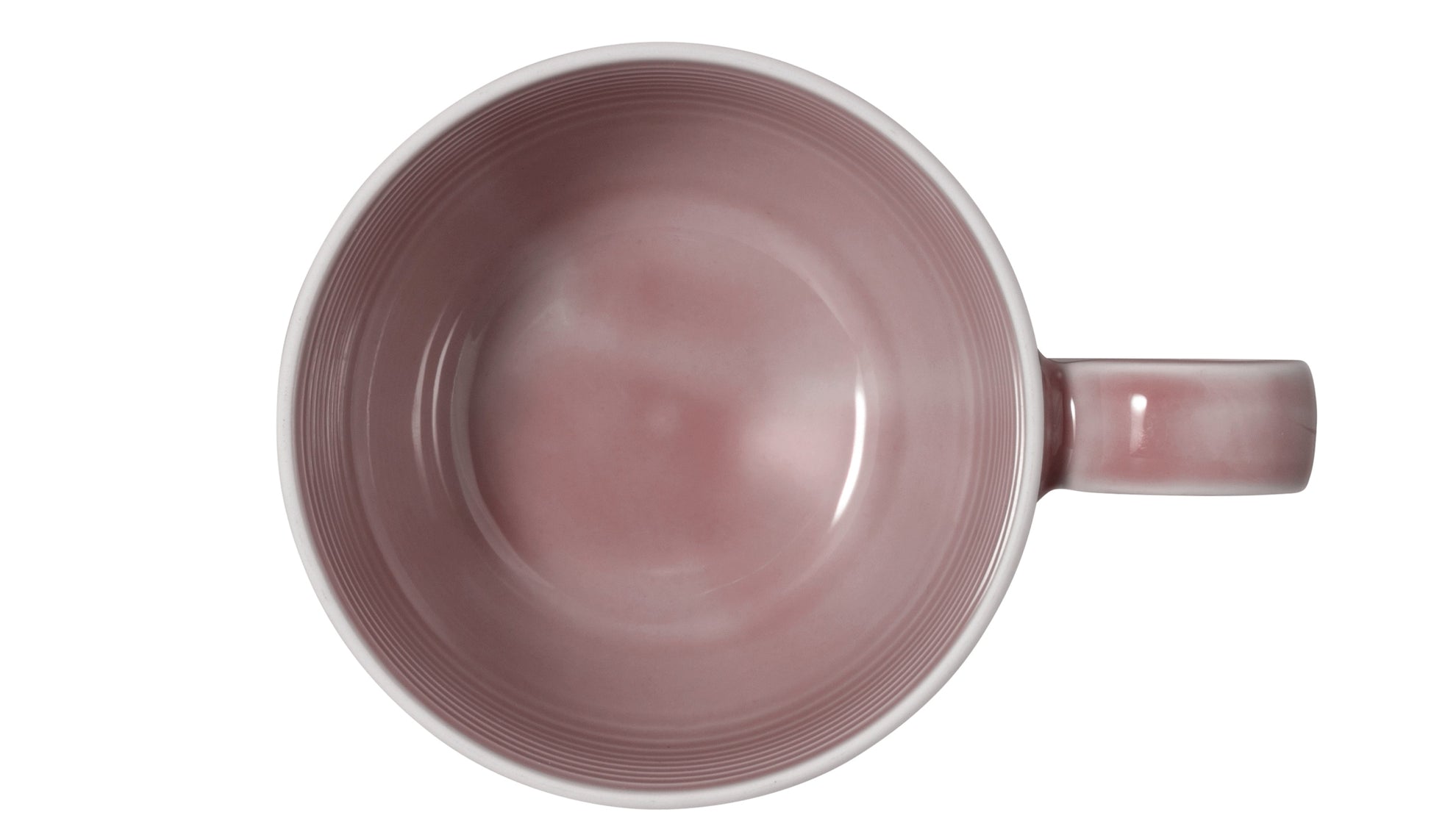 Blaue Tasse mit Streifenmuster