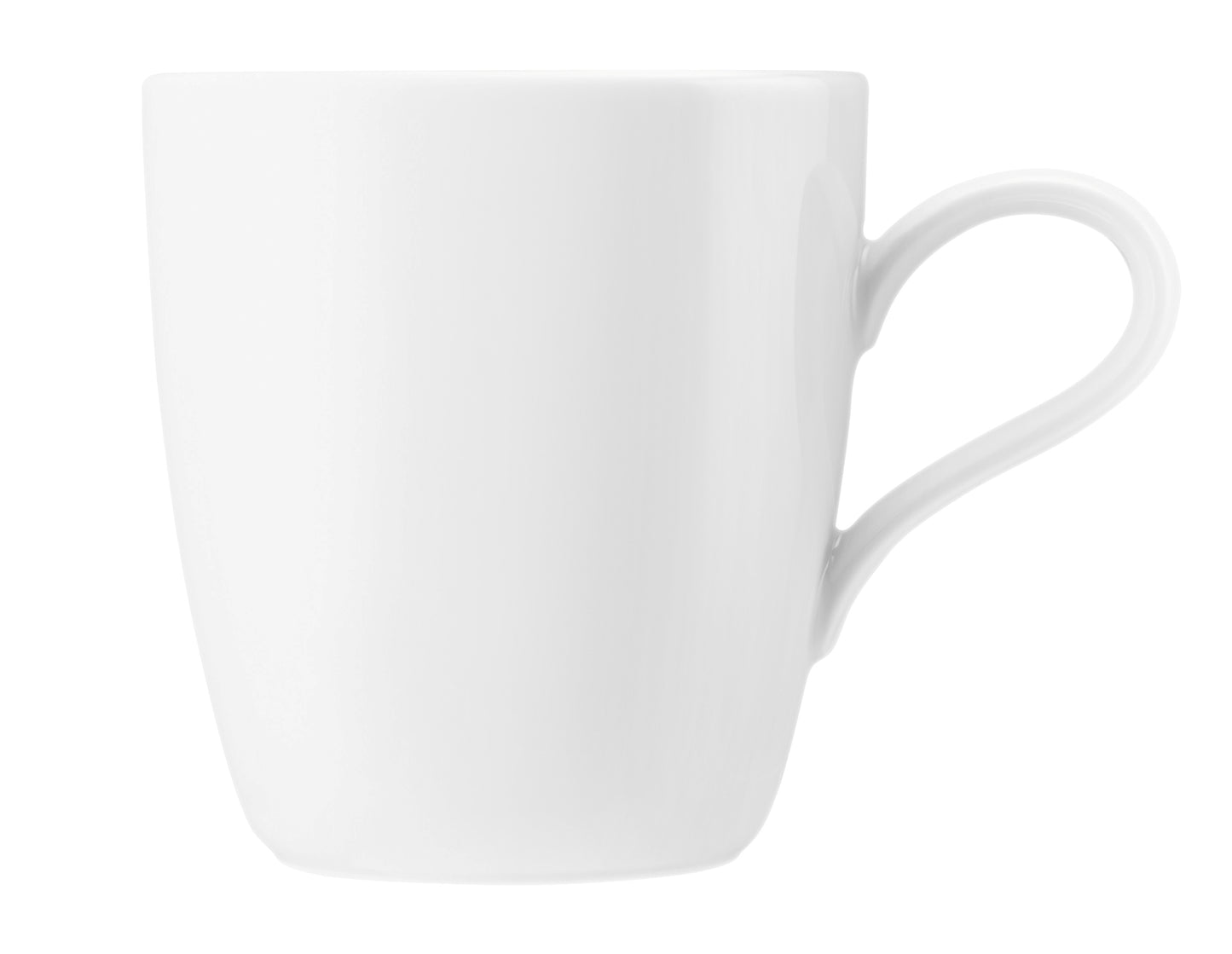 Weiße Tasse, schlichtes Gastronomiegeschirr