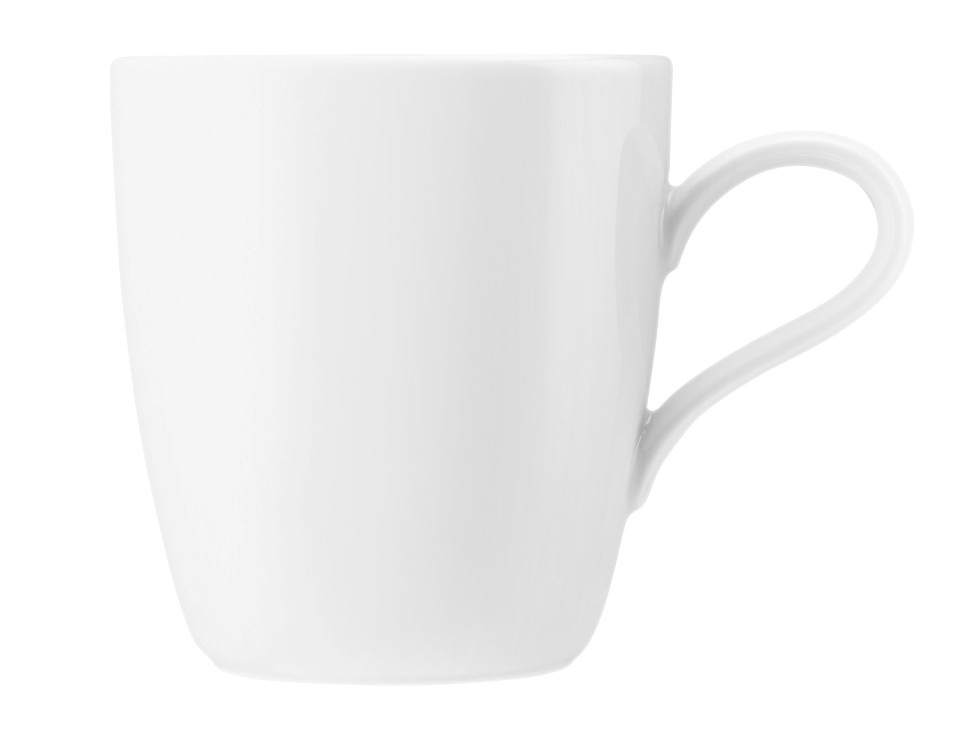 Weiße Tasse, schlichtes Gastronomiegeschirr