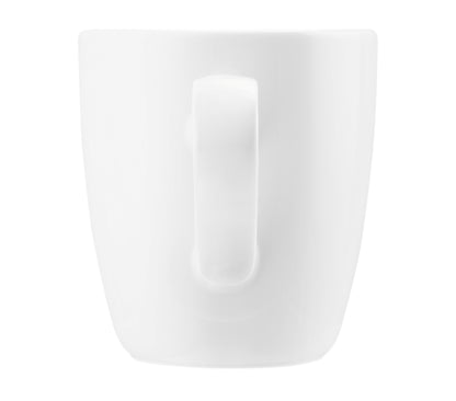 Weiße Tasse, schlichtes Gastronomiegeschirr