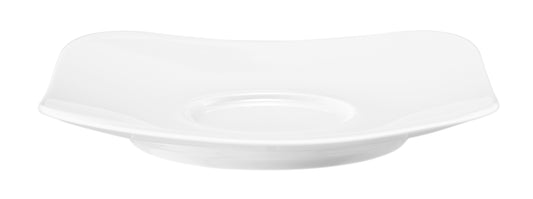 Weißer Porzellanteller für Gastronomie