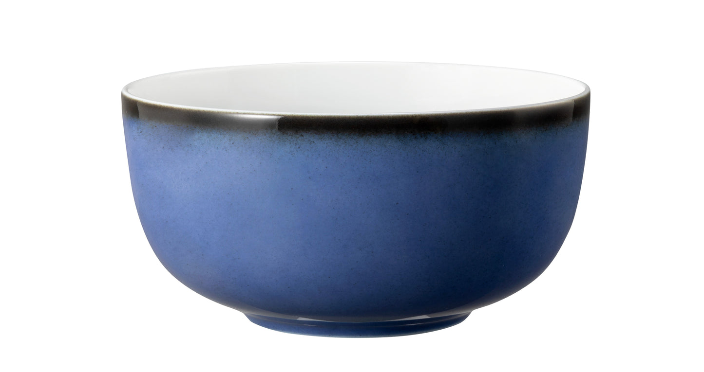 Blaue Schale, Gastronomie-Geschirr, leer