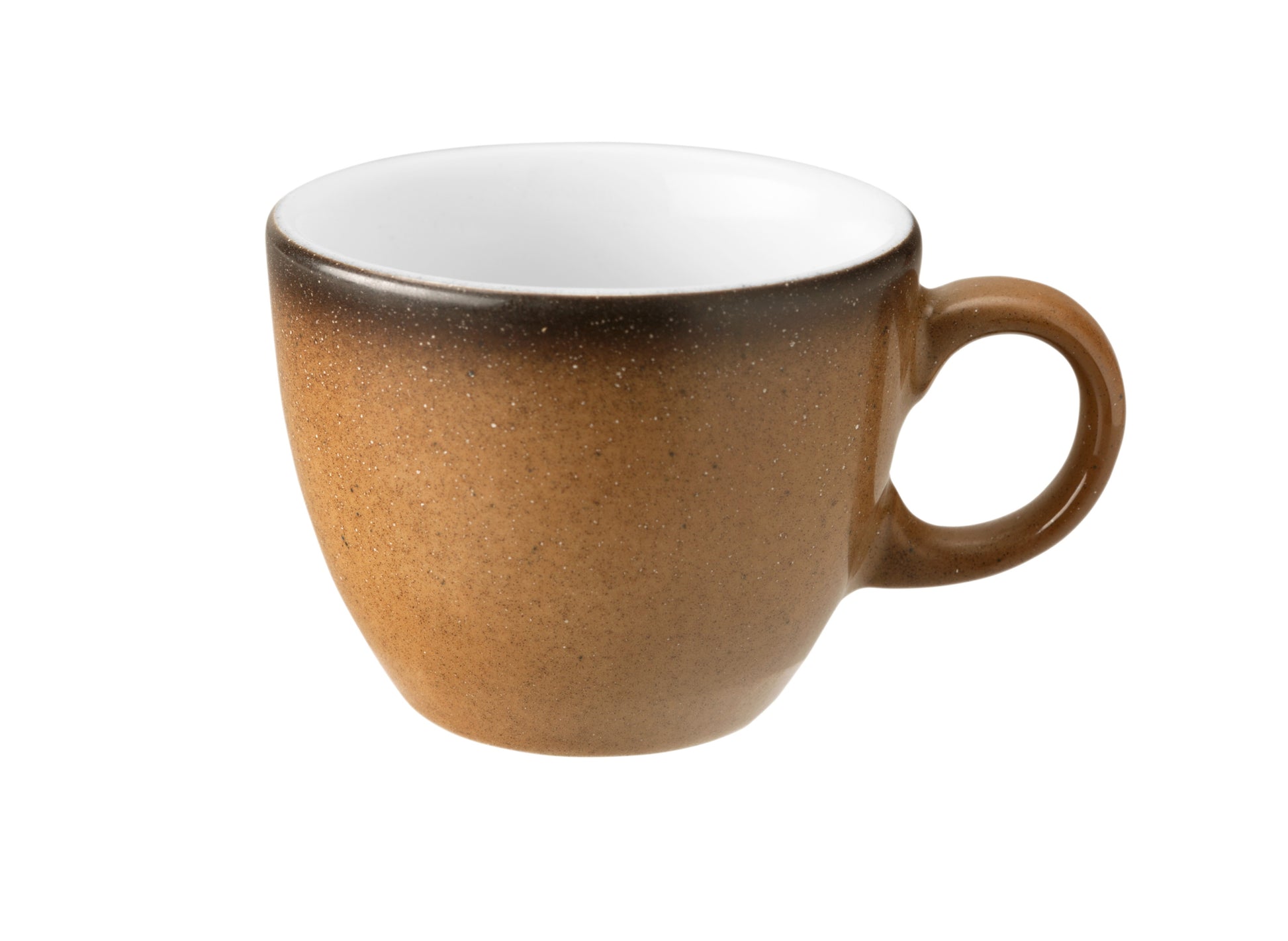 Kaffeetasse auf weißem Hintergrund