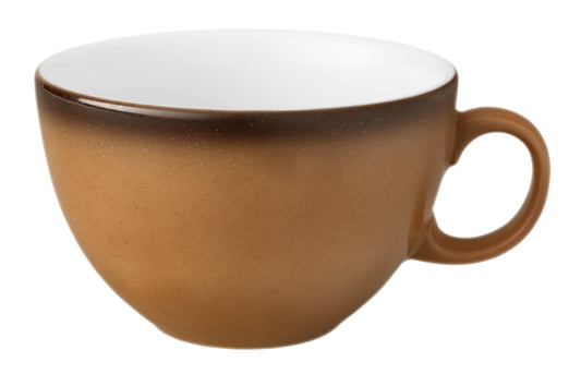 Braune Kaffeetasse aus Keramik