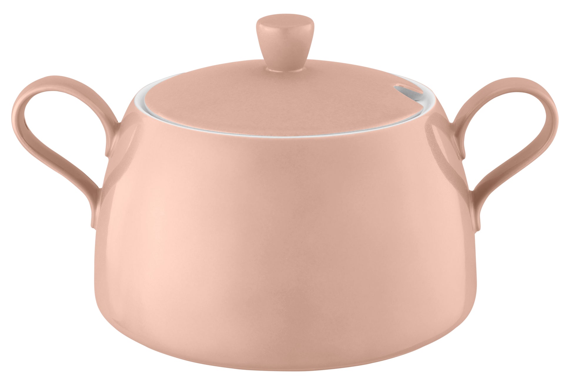 Teekanne in Pastellrosa