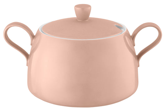 Teekanne in Pastellrosa