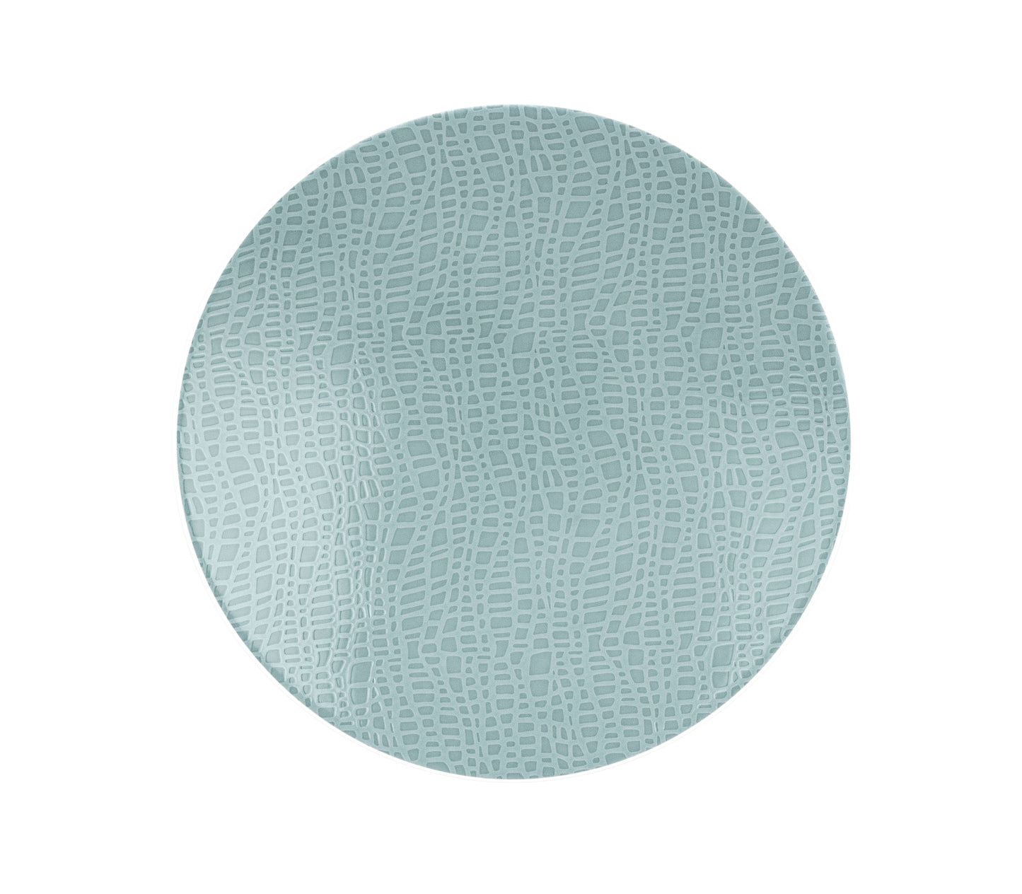 Blaue Teller mit Muster