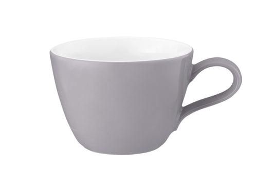 Graue Kaffeetasse aus Porzellan