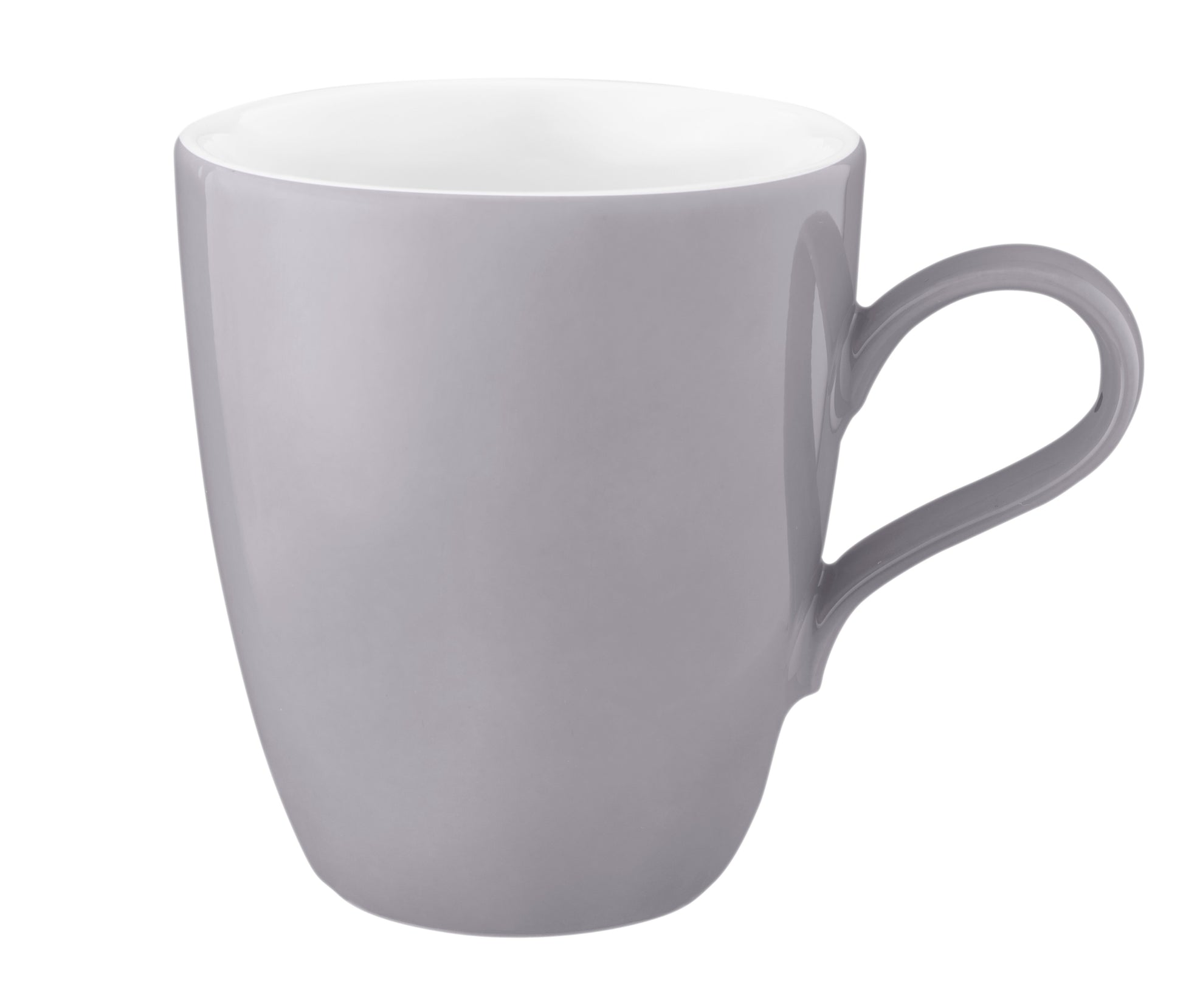 Graue Tasse, schlichtes Gastronomiegeschirr