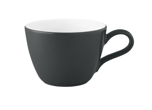 Schwarze Kaffeetasse, Nahaufnahme, B2B Gastronomie