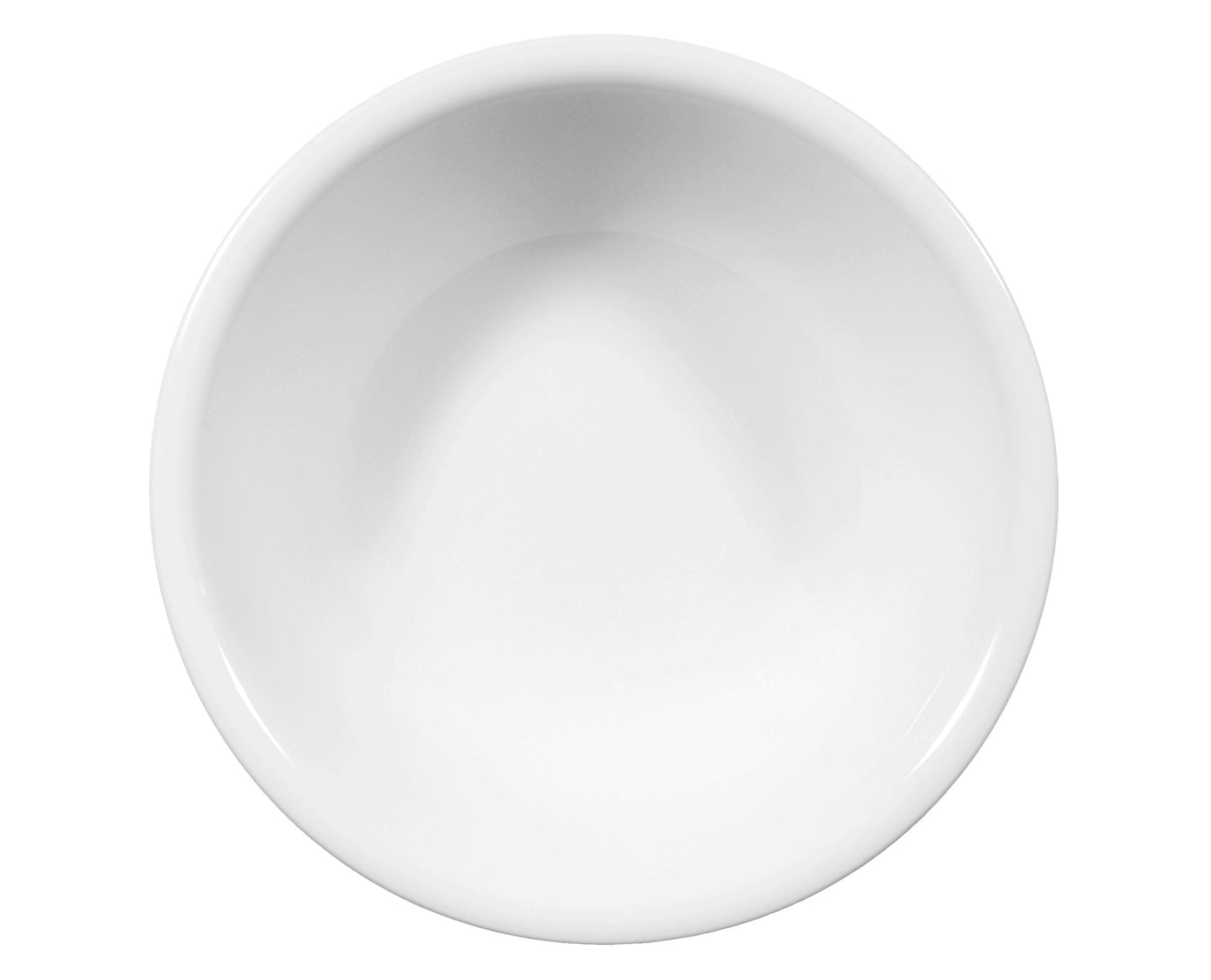 Weiße Schüssel, Gastronomiebedarf, leer
