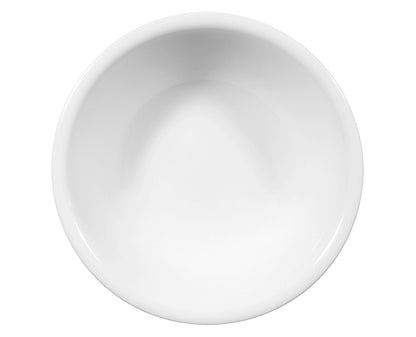 Weiße Schüssel, Gastronomiebedarf, leer