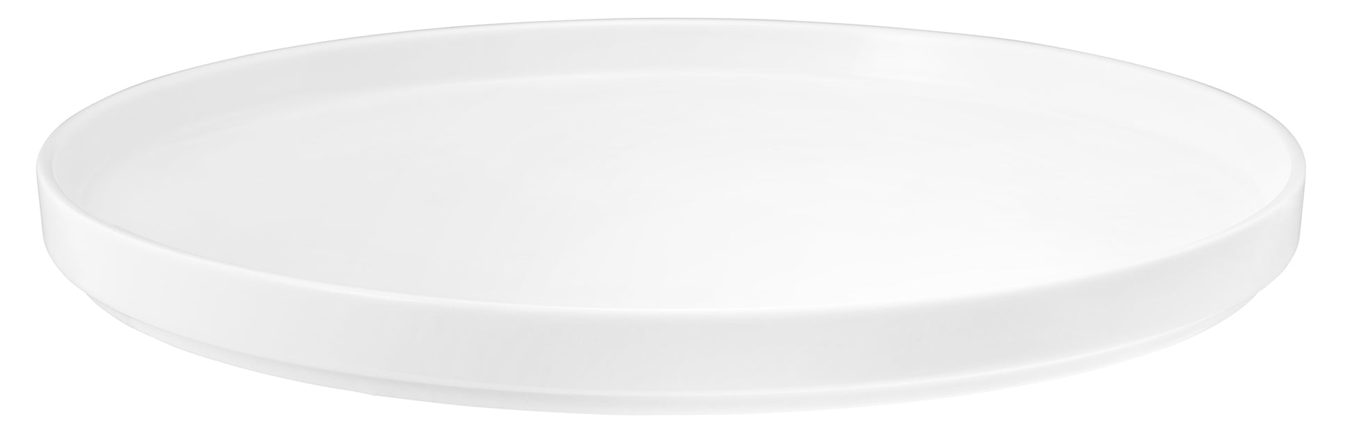 Weißer, leerer Gastro-Teller, rund