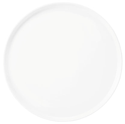 Leerer weißer Gastronomie-Teller, rund
