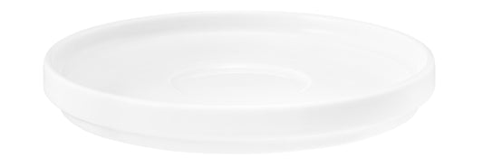 Weißer, leerer Porzellanteller, Gastronomie.