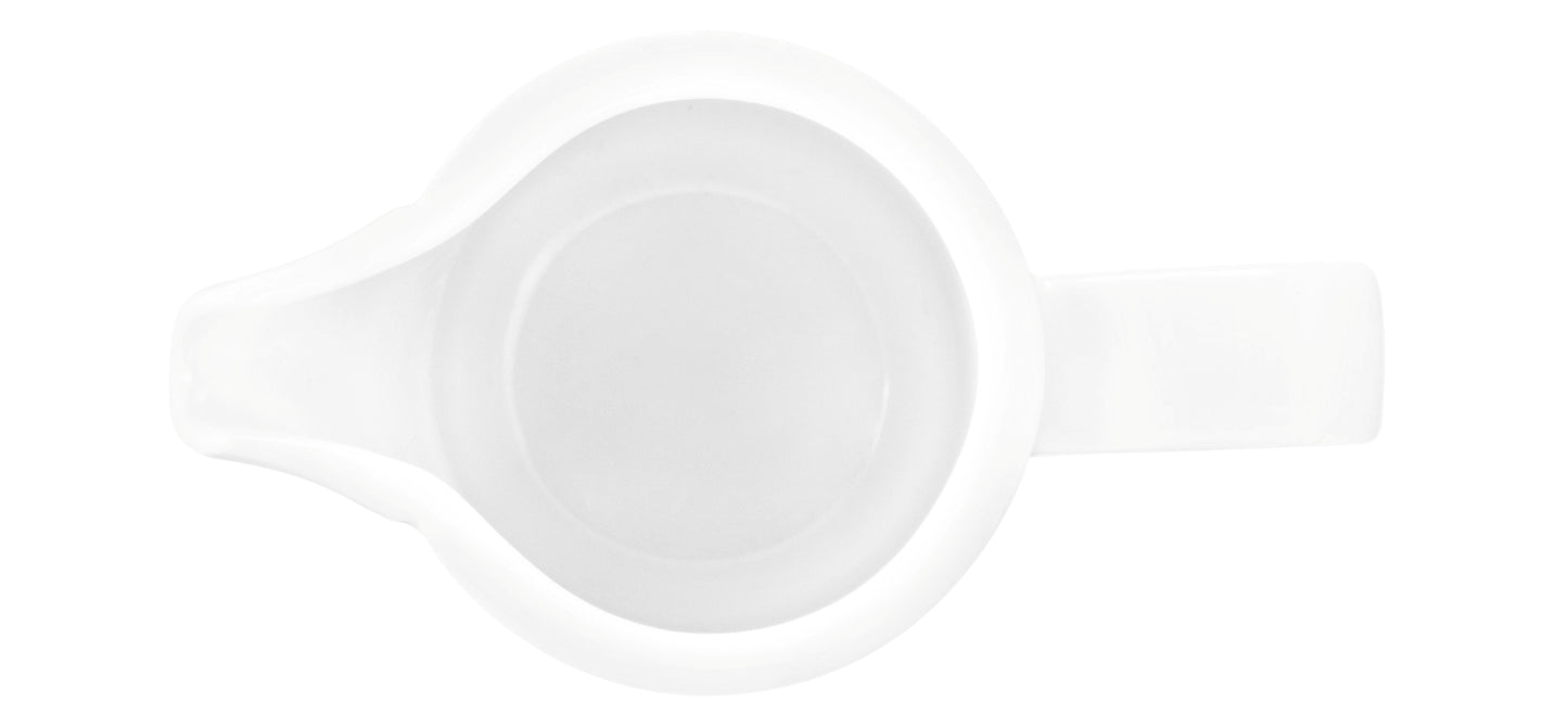 Weiße Porzellankanne für Gastronomie