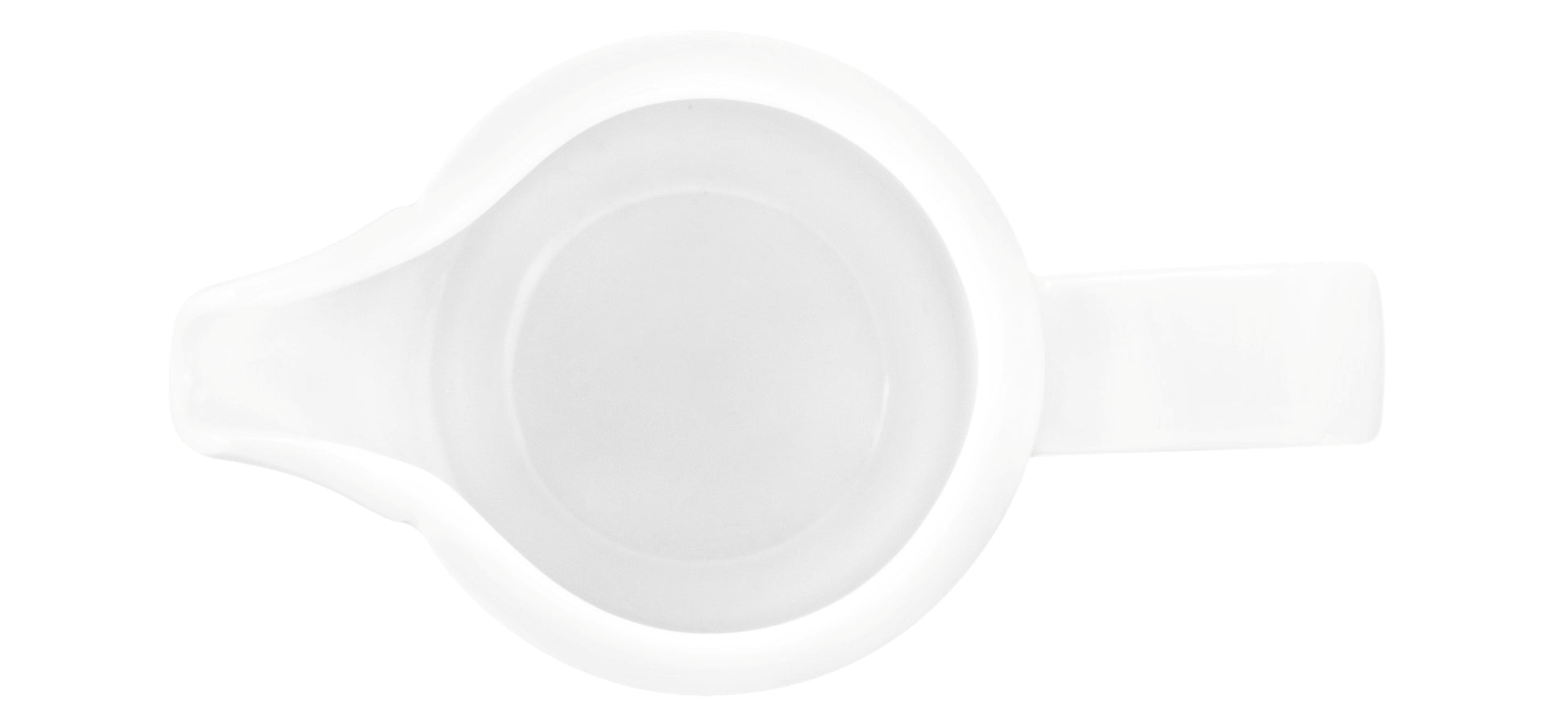 Weiße Porzellankanne für Gastronomie
