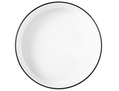 Weiße Schale, schlichtes Gastronomiegeschirr