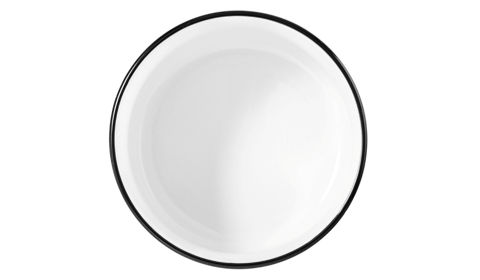 Weiße Keramikschale für Gastronomie