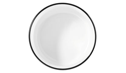 Weiße Keramikschale für Gastronomie