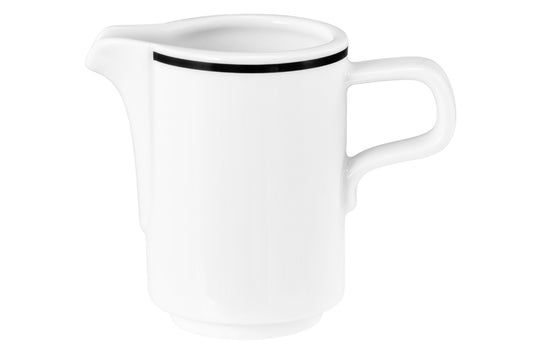 Weißes Milchkännchen aus Keramik