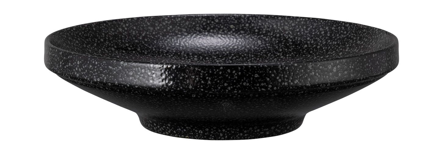Schwarze Speiseplatte für Gastronomie