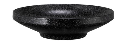 Schwarze Speiseplatte für Gastronomie