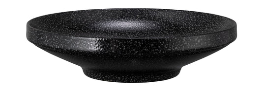 Schwarze Speiseplatte für Gastronomie