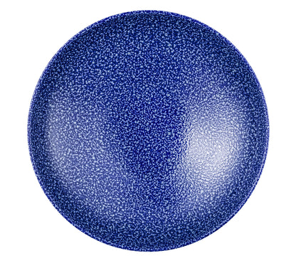 Blaue gesprenkelte Keramikschüssel