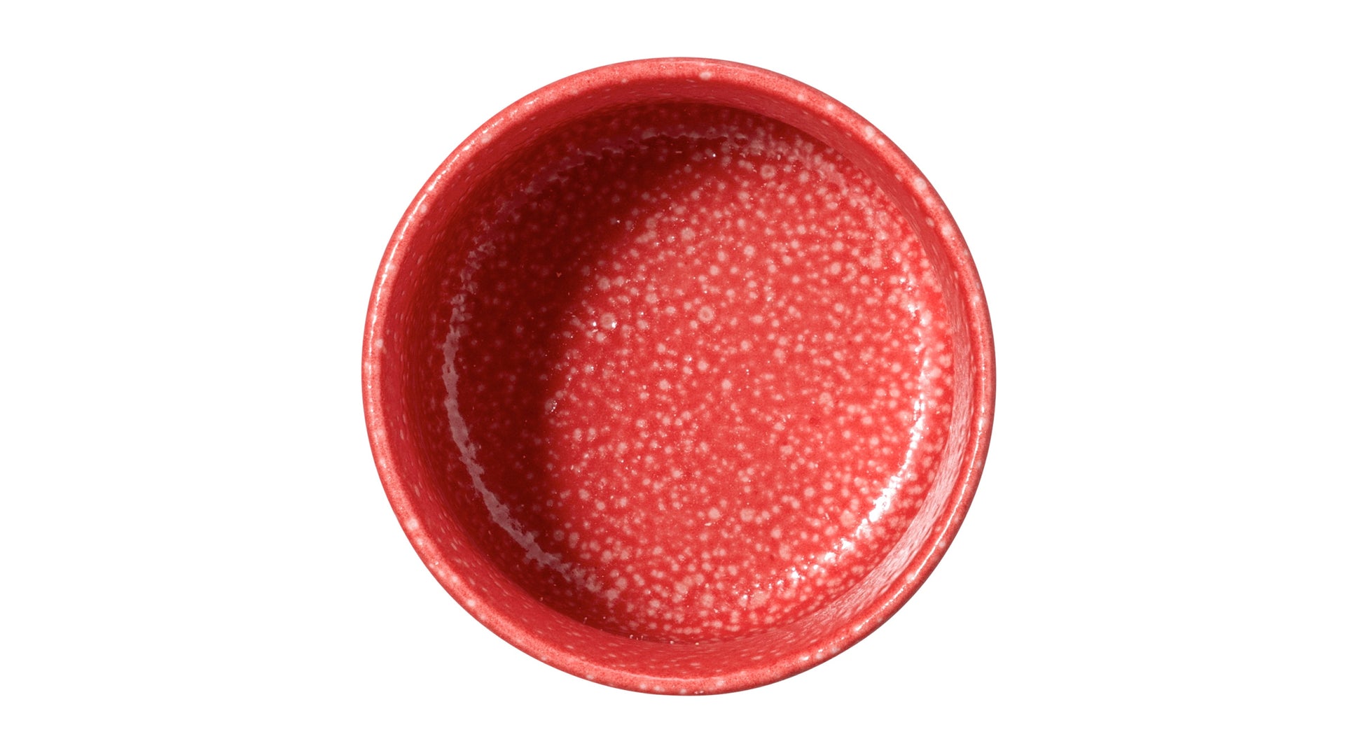 Rote Keramikschale für Gastronomie