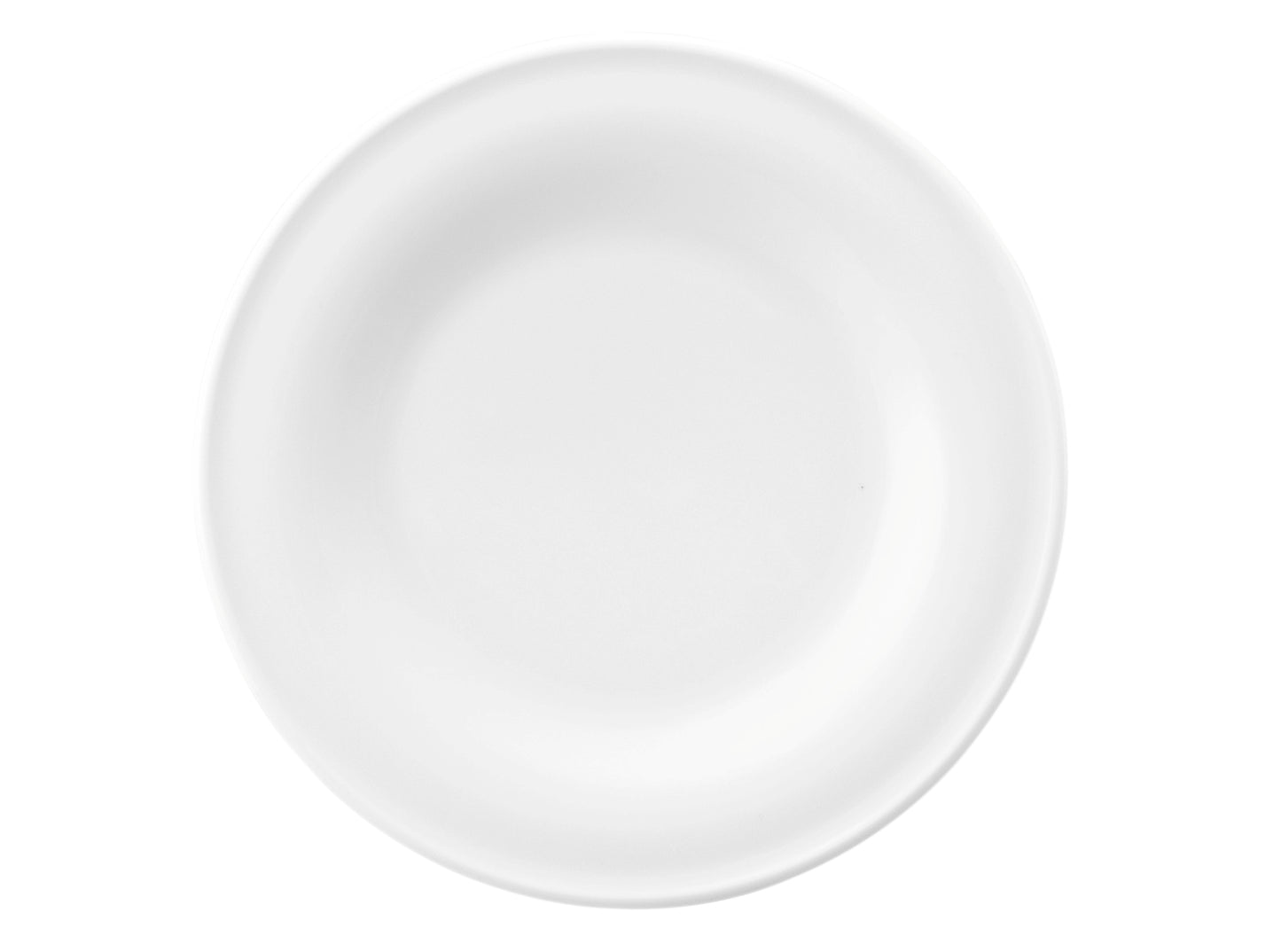 Leerer weißer Gastronomie-Teller, Porzellan
