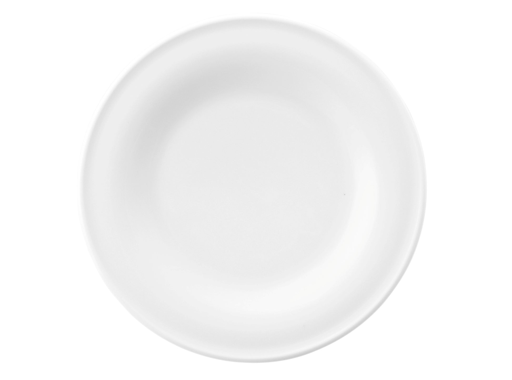Leerer weißer Gastronomie-Teller, Porzellan