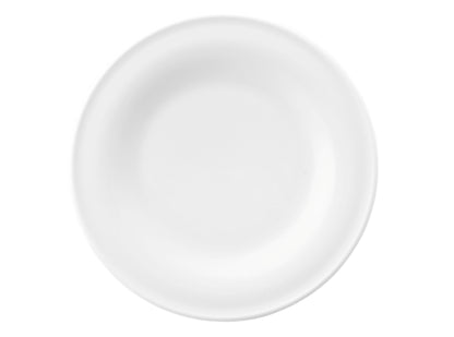 Leerer weißer Gastronomie-Teller, Porzellan
